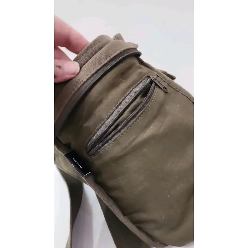 Rothco Canvas Messenger Bag Olive Drab Tactical Grunge Crossbody Gorpcore Y2K
